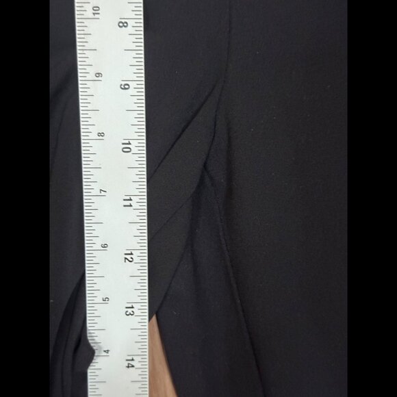 Lafayette 148 New York Dress Pants 8 Womens Black Wool Blend Stretch Trousers - Picture 4 of 8